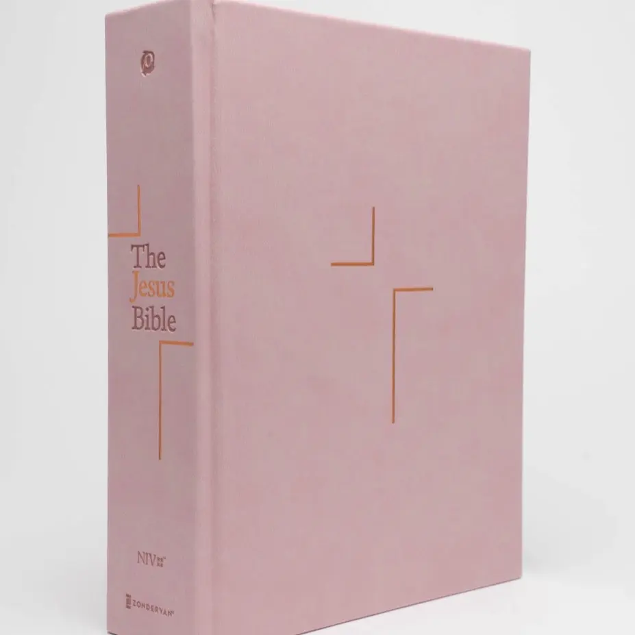 The Jesus Bible, NIV Edition, Leathersoft Over Board christian book bible verse value thinline entire text christian mother handy size full scripture Leather-Look bible tab jesus bible promise bible 365-day devotional prayer journal award bible study 44