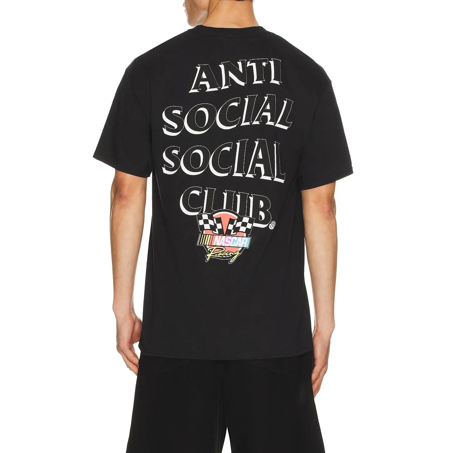 Anti Social Social Club x Nascar Motorsport Tee in Black Unisex