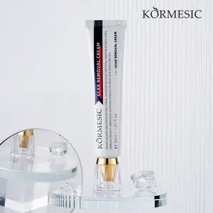 Kormesic Scar Removal Cream for Surgery Scars Burn Scars Postpartum Stretch Marks, Medical Silicone Repair, Fades Pigmentation Softens Scars