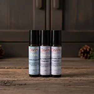 Rollerball Cologne - Travel Size, Alcohol Free, Vegan, 100% Pure Essential Oils, Fragrance, Perfect for Pockets & Bags