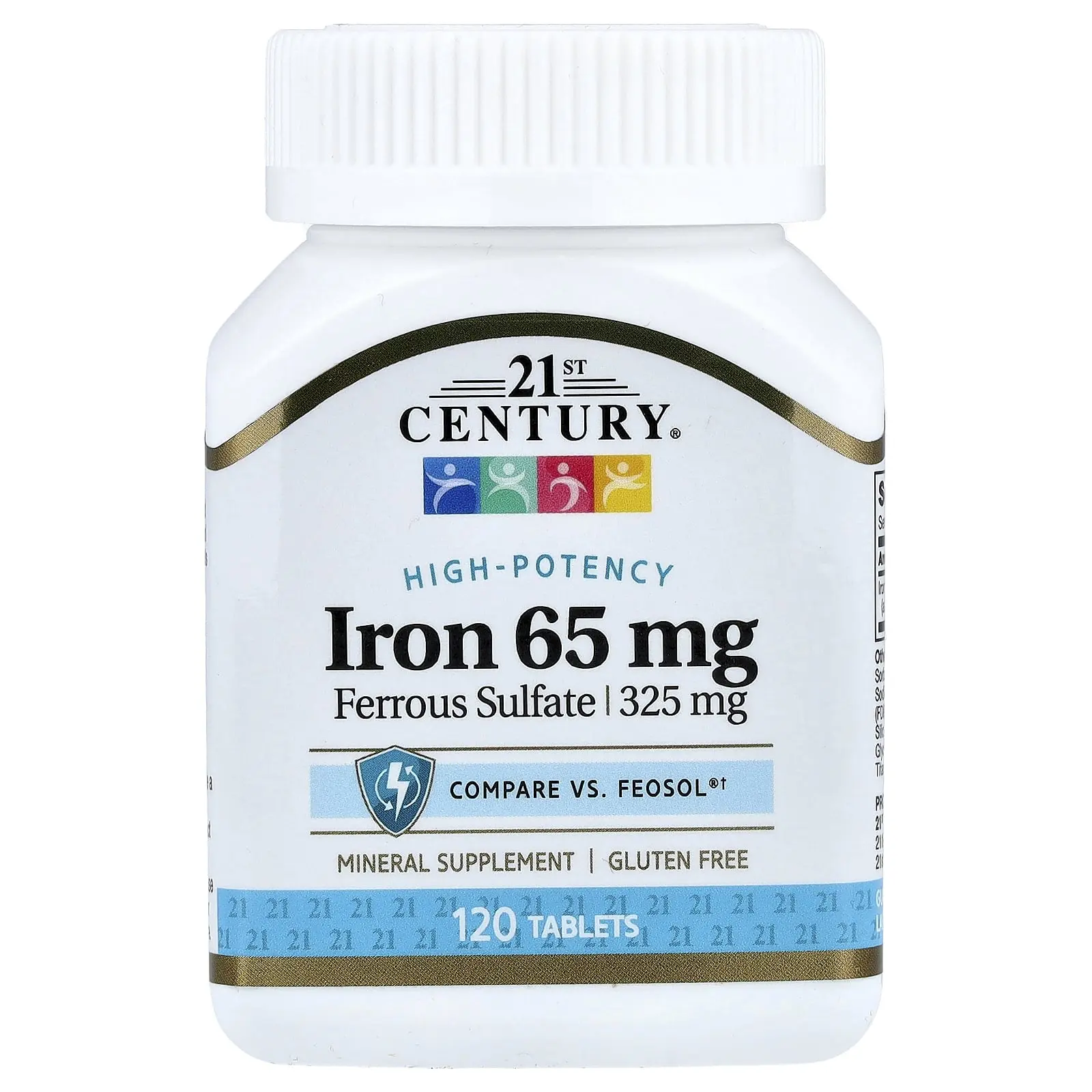 21st Century Iron, 65 mg, 120 Tablets