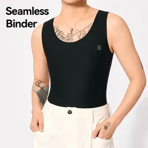 Seamless Tummy Control Longline Bodysuit - Big Bust Minimizer, Comfy Layering, Slimming Active Wear, Ultimate Minimize Look