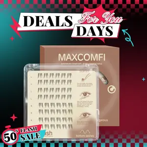 Bottom Lashes | Maxcomfi Individual Lower Lashes , Natural Under Eye False Lashes , Starlet Style Comfortable False Eyelashes for Makeup Application