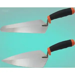 9" Bricklaying Trowel Set with Soft Grip Handle, Pointing and Gauging Tools for Masonry Work, Durable Margin Trowel, Ergonomic Design for Precision, Professional Construction Hand Tools