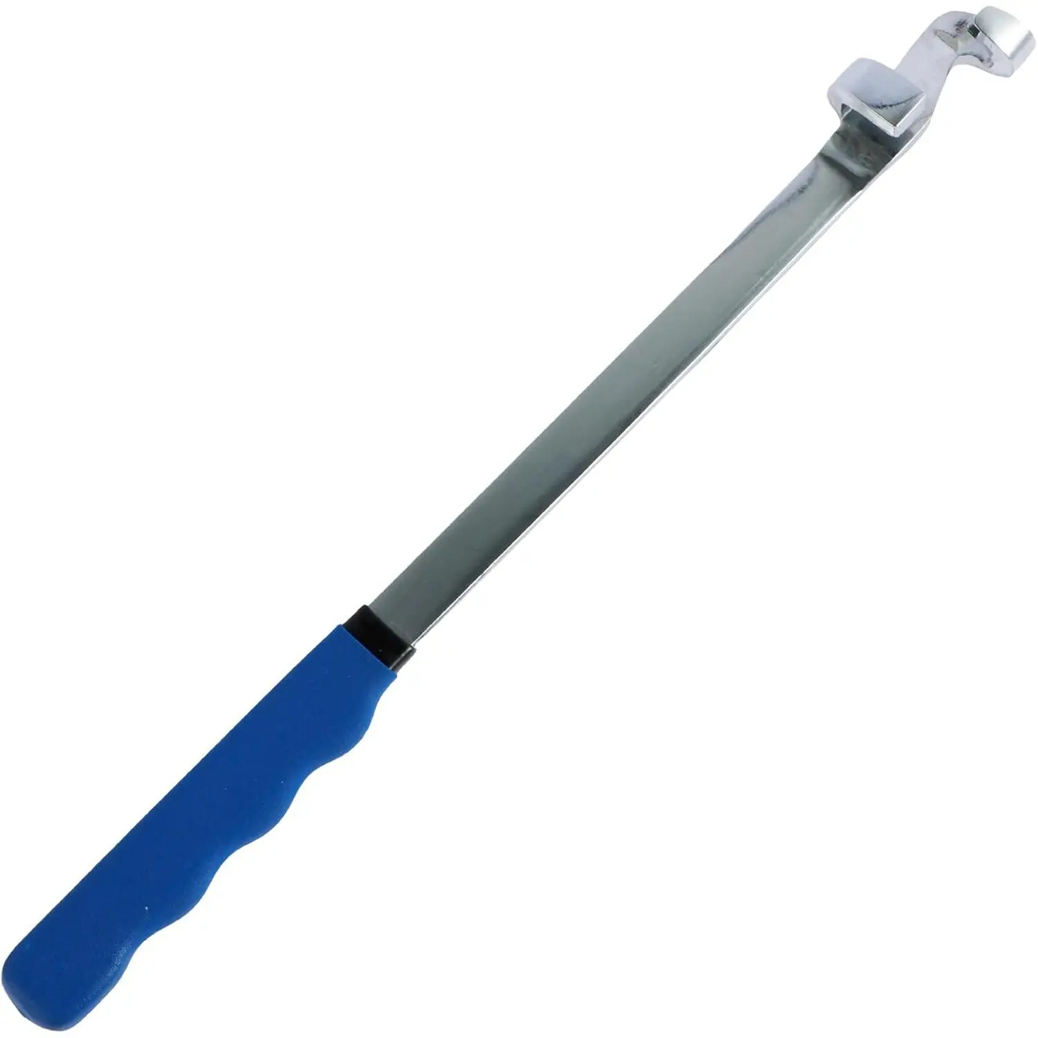 15-in Chrome Vanadium Steel Wrench Extender Pry Bar - Reliable Performance Universal Torque Adaptor Amplifier for Hex/Allen Wrenches, Plastic-Enhanced Increase Torque Tool (550g, 15 in Equivalent Length, Metal/Plastic)