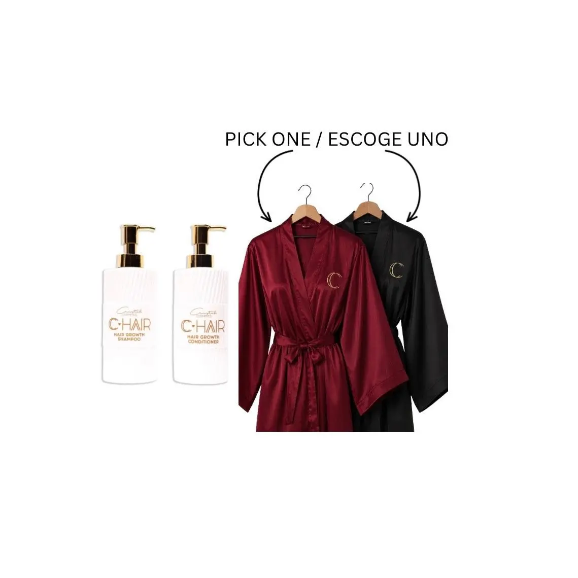 CCHAIR + 1 LUX SATIN ROBE