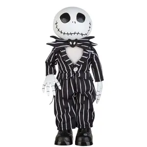 14-Inch Nightmare Before Christmas Animated Tabletop Jack Skellington Decoration