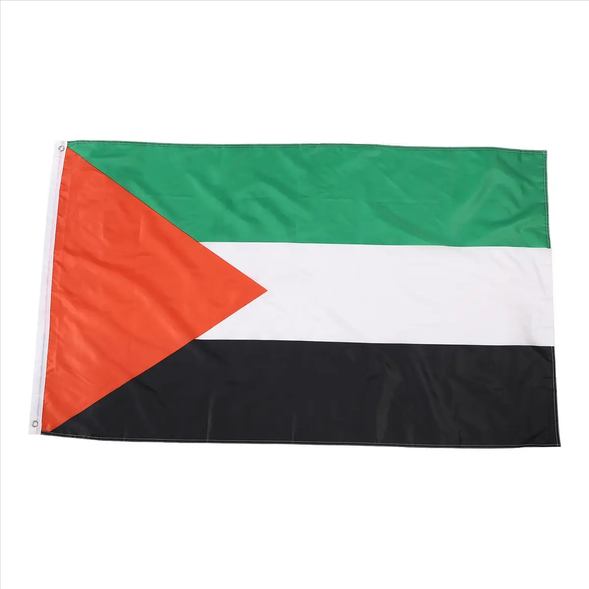 Palestine National Flag Decorative Banner, 5x3 ft Size Polyester Hanging Decor with Grommet Holes, Double Needle Stitching, Patriotic Tool Organizer & Tool Rack Accessory, as Shown, Tool Organizers