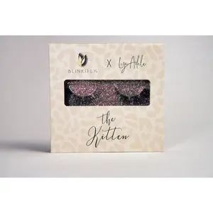 The Kitten-Liza Adele Collection Eyelashes Extensions - X Length, Blinkly Design, Makeup Cosmetic for Cat Use