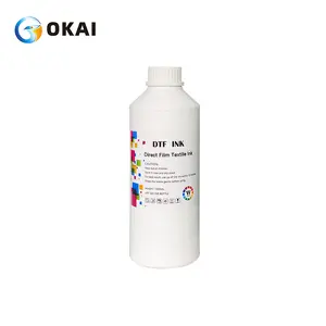 OKAI DTF White Ink 1L – No Clog, High Opacity for XP600 / i3200 / 1600