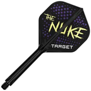Target Darts Luke Littler Player Edition Flex Flight System - No.2 Shape, Consistent Angle, Fluorescent Logos, Twist System, Precision Targeting Darts Accessory