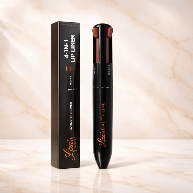 1260- 4-in-1 Makeup Pencil - Versatile 4-in-1 Makeup Pen for Foundation Concealer Eyeliner & Eyebrow Powder - Compact & Precise Tip for Flawless Look