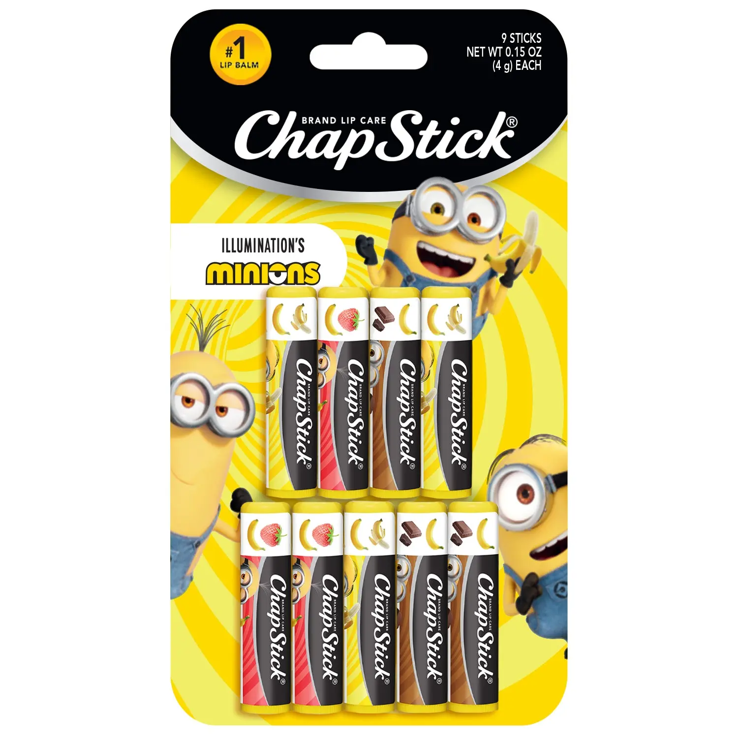 ChapStick Minions Banana-Nana Lip Balm Variety 3-Packs (9 Sticks) ChapStick Minions Banana-Nana Lip Balm Variety 3-Packs (9 Sticks)