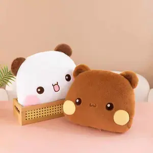 35/60cm Kawaii Bubu Dudu Panda Mitao Cat Plush Doll Plushie Pillows Couple Present Cushion Stuffed Doll Decor Toy Birthday Gift