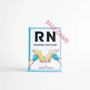 RN Drinking Card Game Original Deck of 100 Cards - The Ultimate Nursing-Themed Drinking Game for Nurses BASE PACK