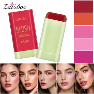 ZaiDoc On-the-Go Tinted Moisture Blush Stick | Hydrating Formula for Long-Lasting, Soft-Focus Glow – Natural Shades for Cheeks & Eyes, Flawless Look in Seconds!