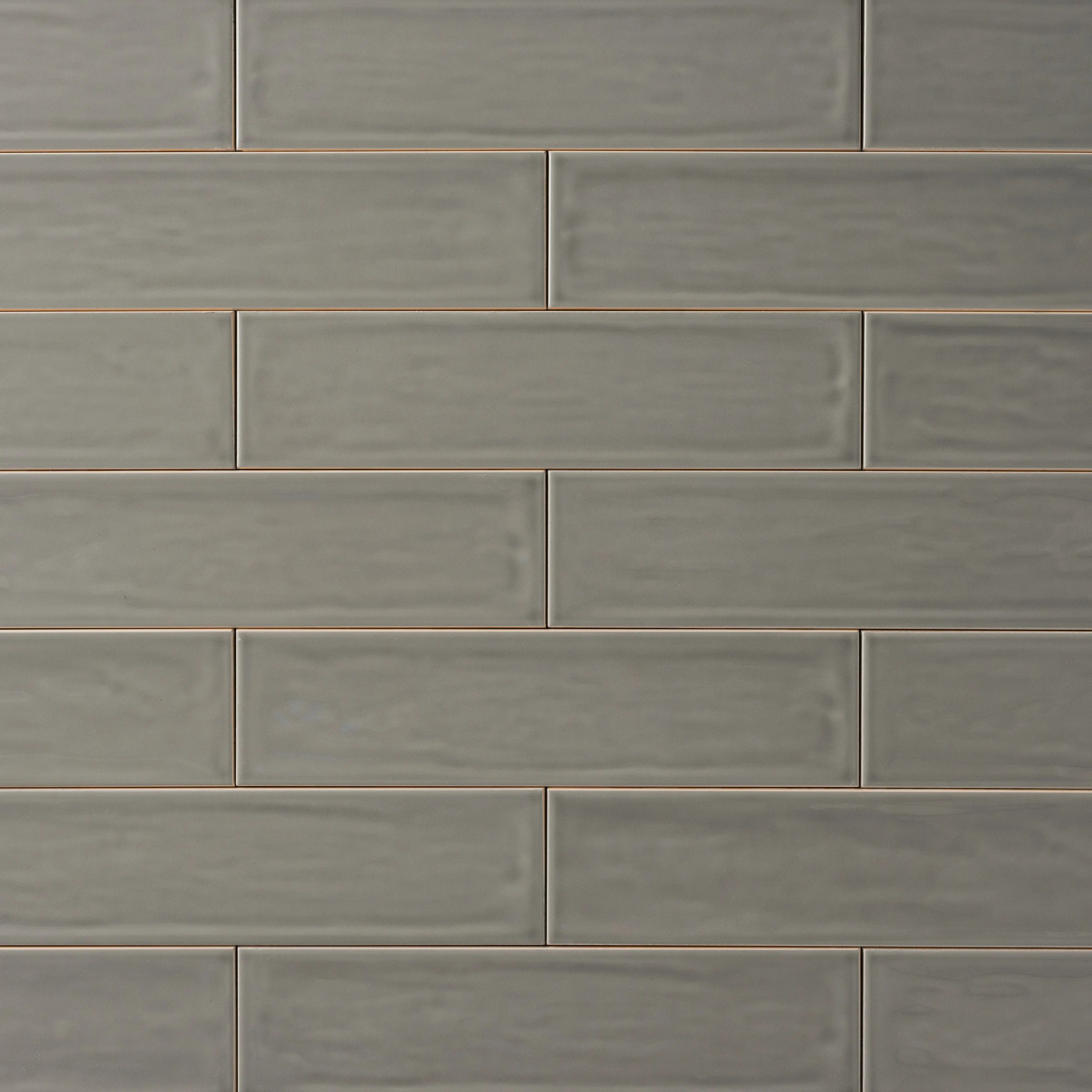 Chanelle Lava Smoke 3x12 Ceramic Subway Tile Sample