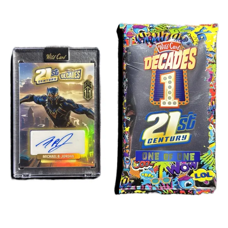 Wild Card Decades One Hobby Box - 5 Packs per Box, 1 Card per Pack, 1 Autograph per Box - Opened LIVE!