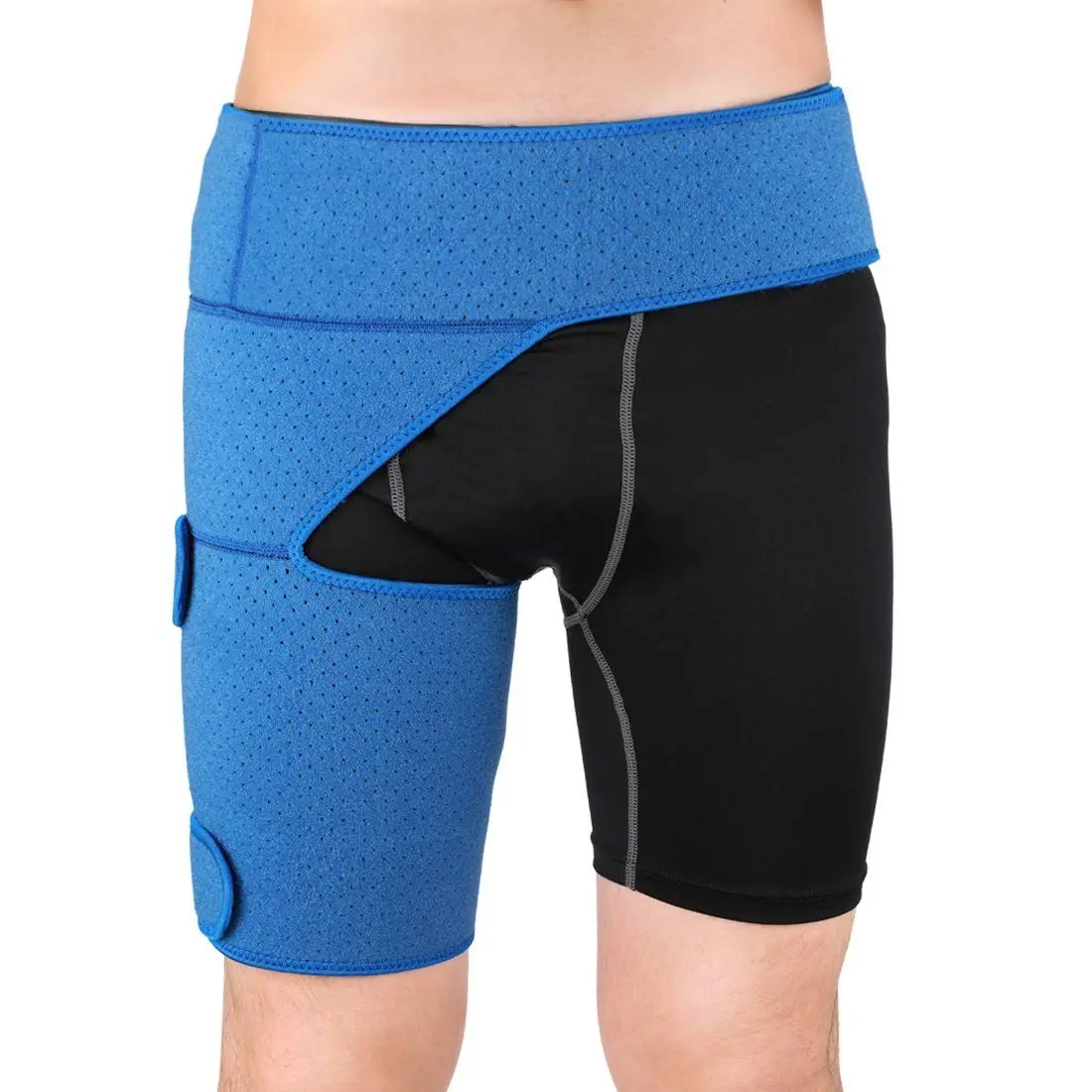 Hip Brace for Sciatica Relief, Groin Compression Support for Thigh, Hamstring, Quadriceps, Sciatic Wrap for Men and Women, Protect Leg, Leg Supporter