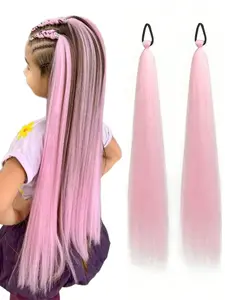 Long Ponytail Extension, Synthetic Hair Extensions for Women, Striking Natural Fluffy Hair Piece for Daily & Party Hairstyle Decoration, DIY Extension, Synthetic Hair Pieces