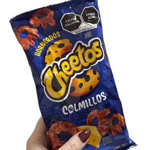 3-Pack Cheetos Colmillos horneados Mexican snacks crunchy crispy flavor chilli cheese Spicy corn small bag Chip snack