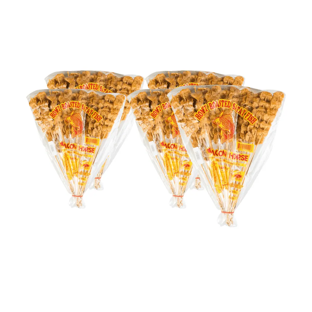 RUYI Thai Satay Fish Skewers 5-Pack - Authentic "One Second to Thailand" Flavor, 70g Each, Spicy & Savory Snack RUYI Thai Satay Fish Skewers 5-Pack - Authentic "One Second to Thailand" Flavor, 70g Each, Spicy & Savory Snack