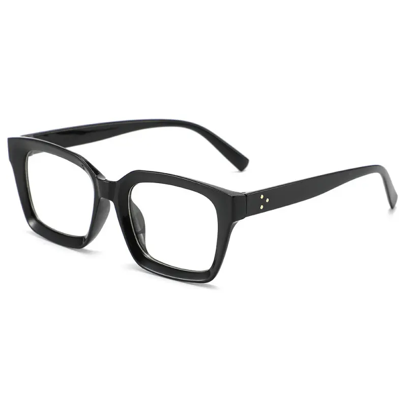 Square Frame Clear Lens Eyeglasses, Classic Fashion Optical Frames For Reading, Gaming, TV, Computer And Phones Use, Versatile Glasses Accessories For Women Men, Ideal For Casual Outings, Daily Commute And Holiday Gifting