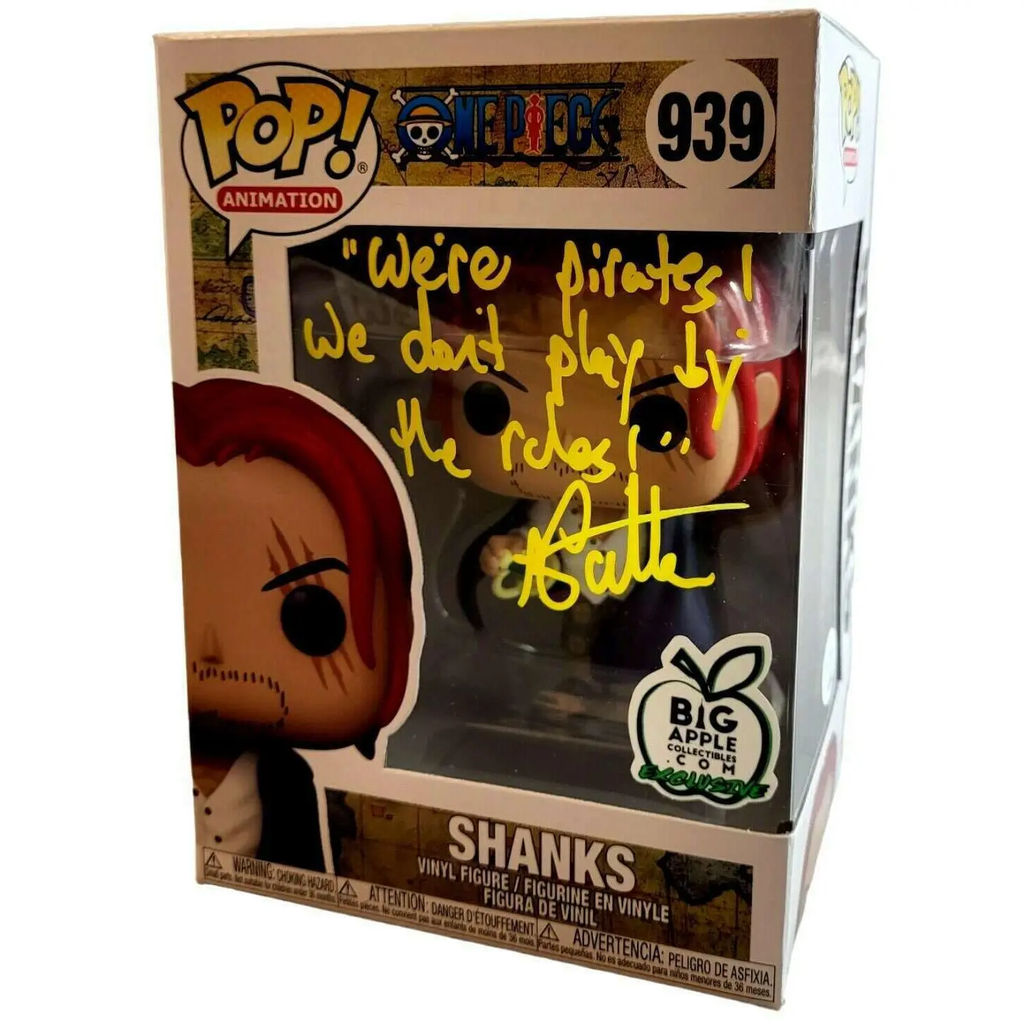 Funko Pop Shanks Signed Brandon Potter #939 - 2