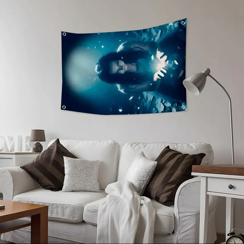 E-Evanescence band Flags Custom Camping Outdoor Garden room Bedroom Decor Party Backdrops Wall Art Family Gifts
