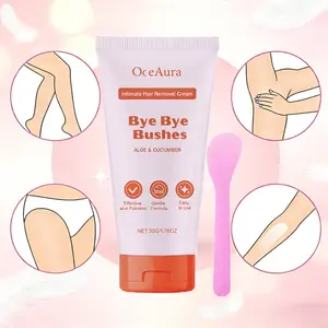 Body Hair Removal Cream, Bikini Line and Armpit Painless Hair Removal, Delicate, Soft and Smooth Skin Care, Suitable for Sensitive Skin, Providing Moisturizing Formula for Silky Skin, Suitable for The Whole Body - 50g