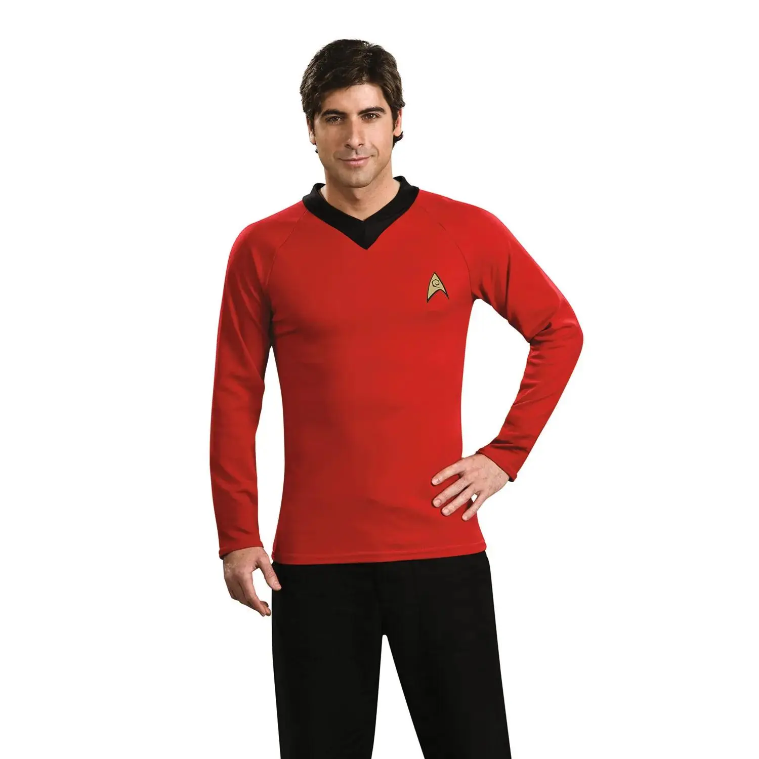 Men's Deluxe Star Trek™ Classic Scotty Costume - Large, Halloween, Shirt, Menswear, Clothes, Polyester, Classic Cosplay, Shirt Set, Group Wear, Large Size, Scotty Look, Movie/Tv, Worker, No, Superhero