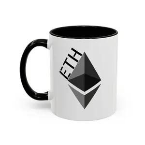 ETH, Ethereum, crypto currency, coffee, mug, gift Ceramic