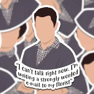 Email to My Florist Schmidt vinyl sticker