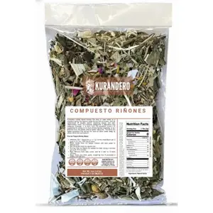 KURANDERO Compuesto Riñones Herbal Blend – 5 oz (142g) – 100% Natural Kidney Support Formula – Traditional Mexican Herbal Remedy – Caffeine-Free, Vegan, Farm-Grown