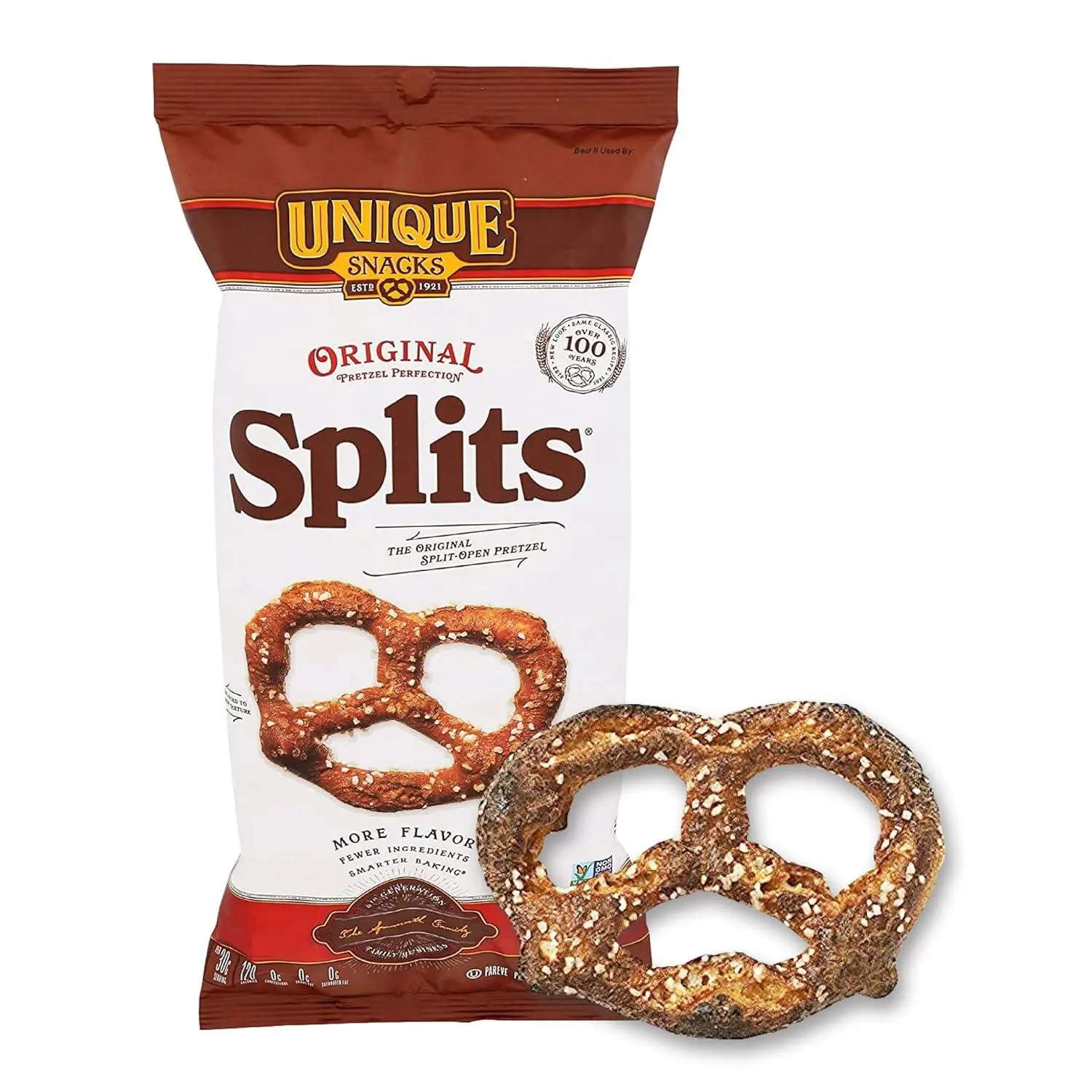 Unique Snacks ORIGINAL Splits Pretzels 11 oz 12 ct