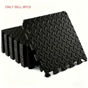 Thick Foam Mat, Odorless Interlocking Gym Exercise Pad, Anti-Slip Shock Absorption, Kids Crawling Play Mat, Safety & Comfort, Interlocking Mats