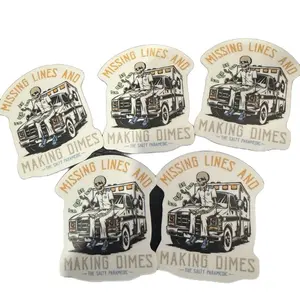 The Salty Paramedic Missing Lines & Making Dimes Sticker Pack 5 Durable Decals for EMS Fans and Nursing Lovers