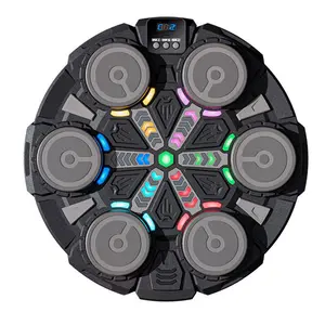 Bluetooth-compatible Boxing Target, Round Boxing Training Pads with Light & Music, Music Boxing Machine, Home Fitness Equipment for Men & Women