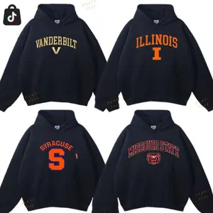 [SALE OFF 50%] Vintage College Basic Logo All Football Teams Hoodie Streetwear Menswear Top Sports Classic Tee Casual Sweater Hoodie Pullover Long Sleeve unisex hoodie football fan Vintage College  ZR7