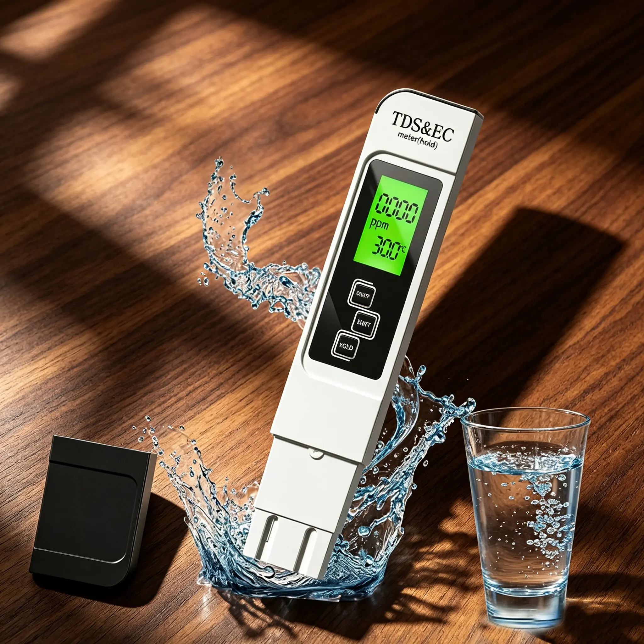 Portable 4-In-1 Digital Water Tester, 2026 Accurate TDS EC & Temperature Meter, Ideal For Aquarium & Home