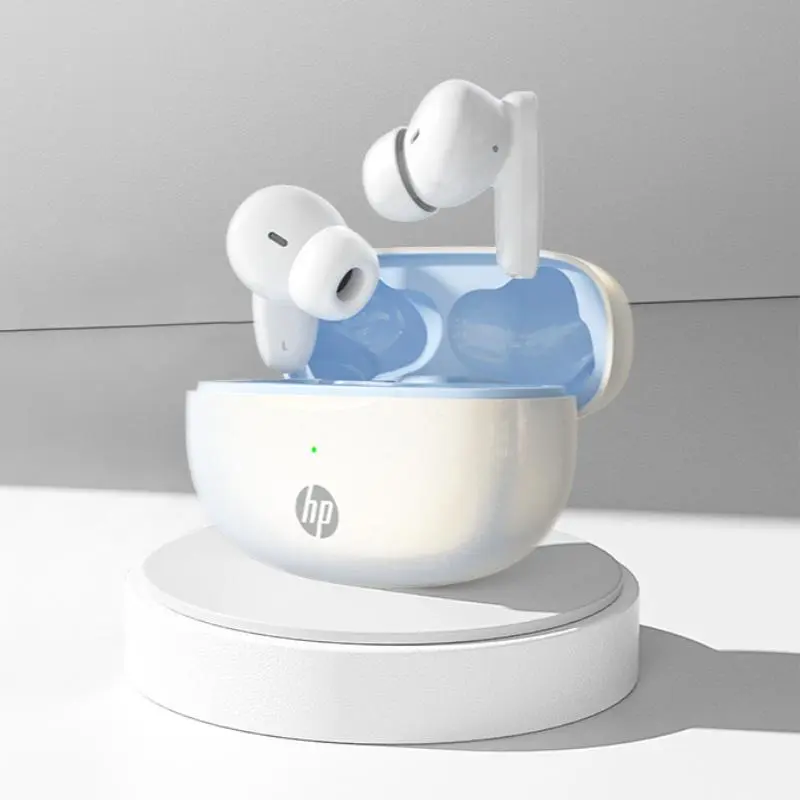 HP H10i Wireless Earphone, Lightweight Wireless Earbuds, True Wireless Earbuds, Noise Cancelling Earbuds, Tws Noise Cancelation, ANC Noise Cancellation, Light Touch Control Earbuds, IPX4 Waterproof Earbuds for Phone, PC, Walkman, Wireless Travel Earbuds
