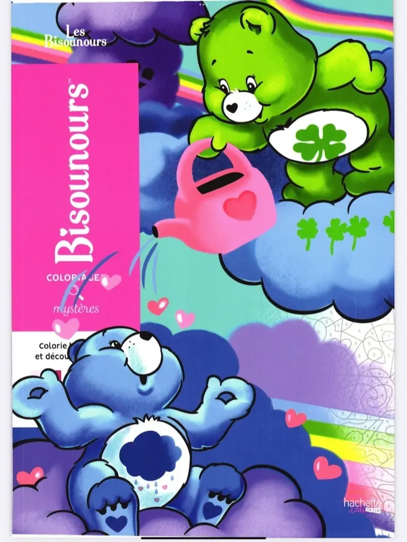 Happy Bears and Rainbows Creative Coloring Book