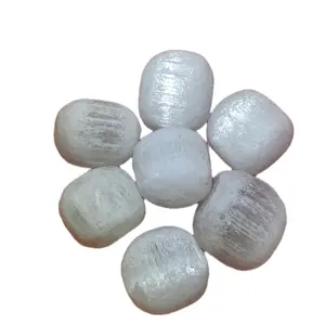 Selenite Raw Crystals Bulk 1" Natural Rough Crystals for Tumbling, Cutting, Polishing & Reiki with 204g Weight cleansing crystal palm crystal ornament