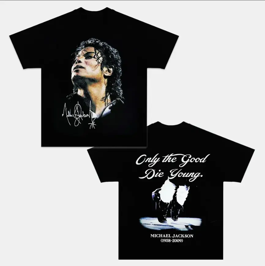 MICHAEL JACKSON 46 Adults and Youth T-shirt Sweatshirt, y2k clothing men, Hip-hop Music Shirt, Vintage Graphic Rap Tee, King Of Pop Shirt, Unisex Cotton T-shirt, Graphic Tees, Streetwear