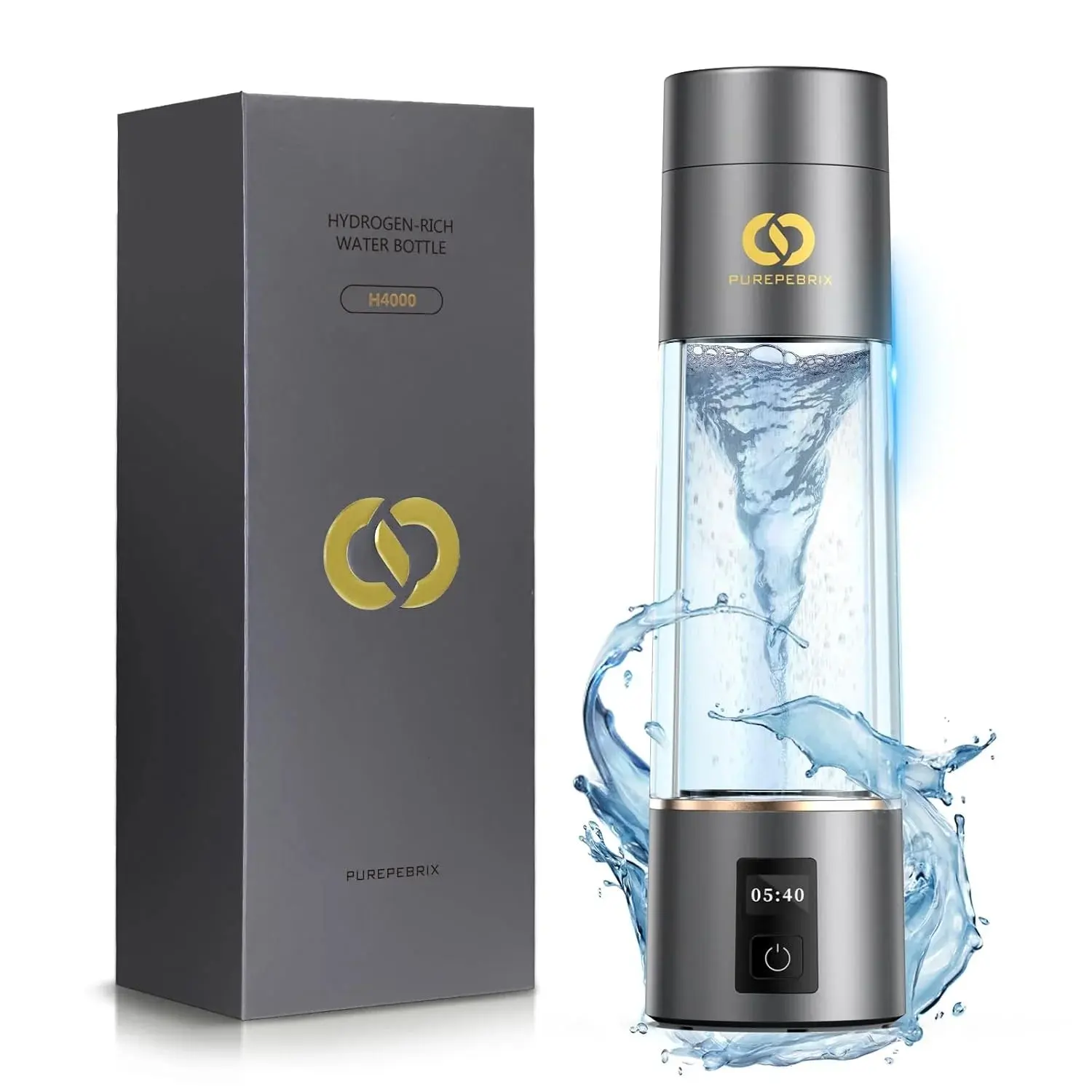 Hydrogen Water Bottle Generator H4000 | Up To 6360 PPB Hydrogen Water Bottle Generator H4000 | Up To 6360 PPB