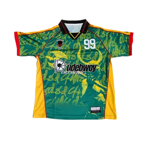 RUDEBWOY Jab Jab Athletic Football Jersey - Grenada Carnival Inspired Streetwear Short Sleeve Unisex Fit Premium Breathable Fabric Bold Colors