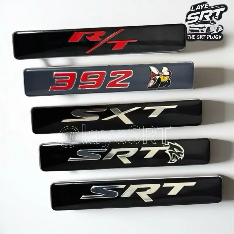 Custom Charger Interior 3D Dash Emblem Badges - SRT - 392 bee - SXT -R/T for Dodge charger 2015 + by LayeSRT