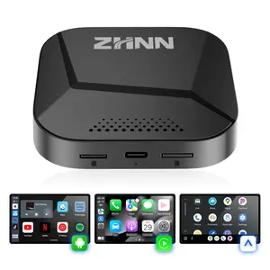 ZHNN Android 13 Wireless Carplay AI Box, 4+64G Smart AI Box Carplay Streaming Box Car AI Box, Support SIM/TF Card, for OEM Wired CarPlay/Android Auto Cars