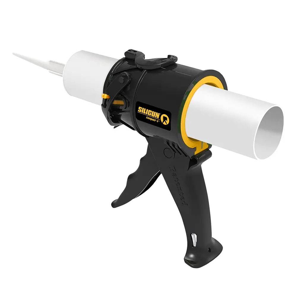 SILIGUN Caulking Gun - Patent Design - Anti Drip Mechanism - 12:1 Thrust Ratio