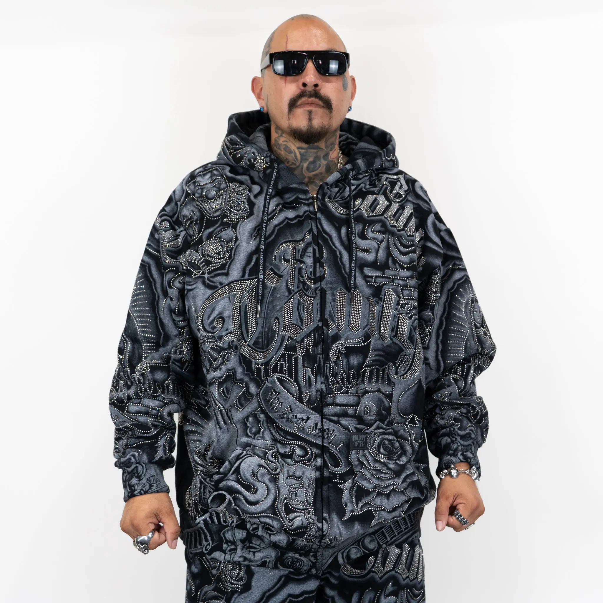 FB County Iced Out Hoodie